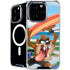 Looney Tunes Tasmanian Devil Surfboard iPhone 16 Pro MagSafe Case